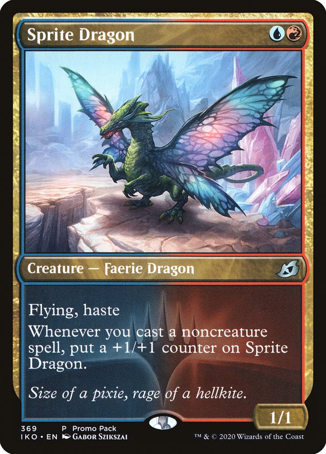 Sprite Dragon (Promo Pack) [Ikoria: Lair of Behemoths Promos] | Tables and Towers