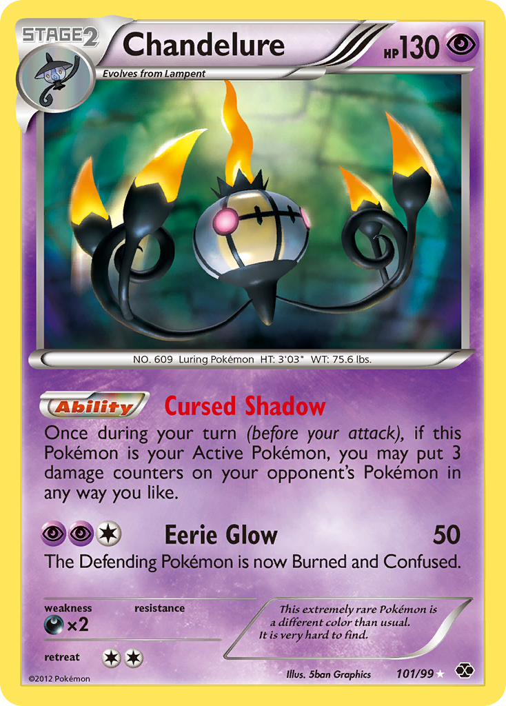 Chandelure (101/99) [Black & White: Next Destinies] | Tables and Towers