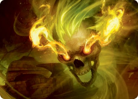 Flameskull Art Card [Dungeons & Dragons: Adventures in the Forgotten Realms Art Series] | Tables and Towers