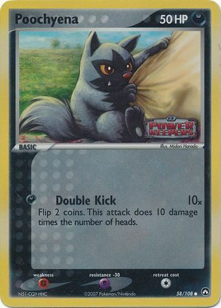 Poochyena (58/108) (Stamped) [EX: Power Keepers] | Tables and Towers