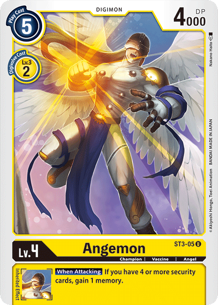 Angemon [ST3-05] [Starter Deck: Heaven's Yellow] | Tables and Towers