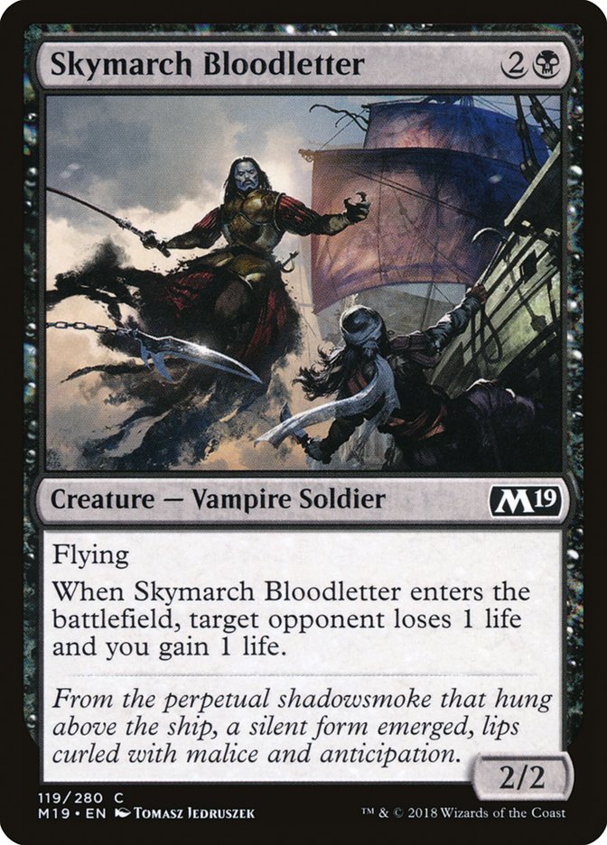 Skymarch Bloodletter [Core Set 2019] | Tables and Towers