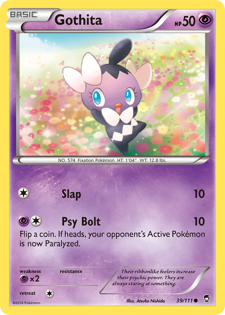 Gothita (39/111) [XY: Furious Fists] | Tables and Towers