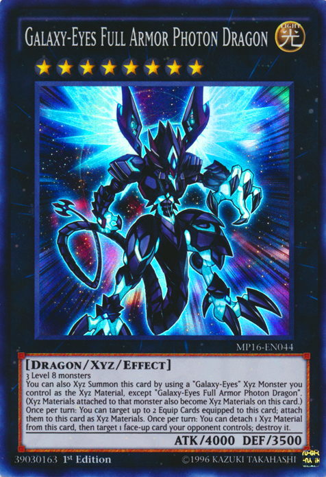 Galaxy-Eyes Full Armor Photon Dragon [MP16-EN044] Super Rare | Tables and Towers