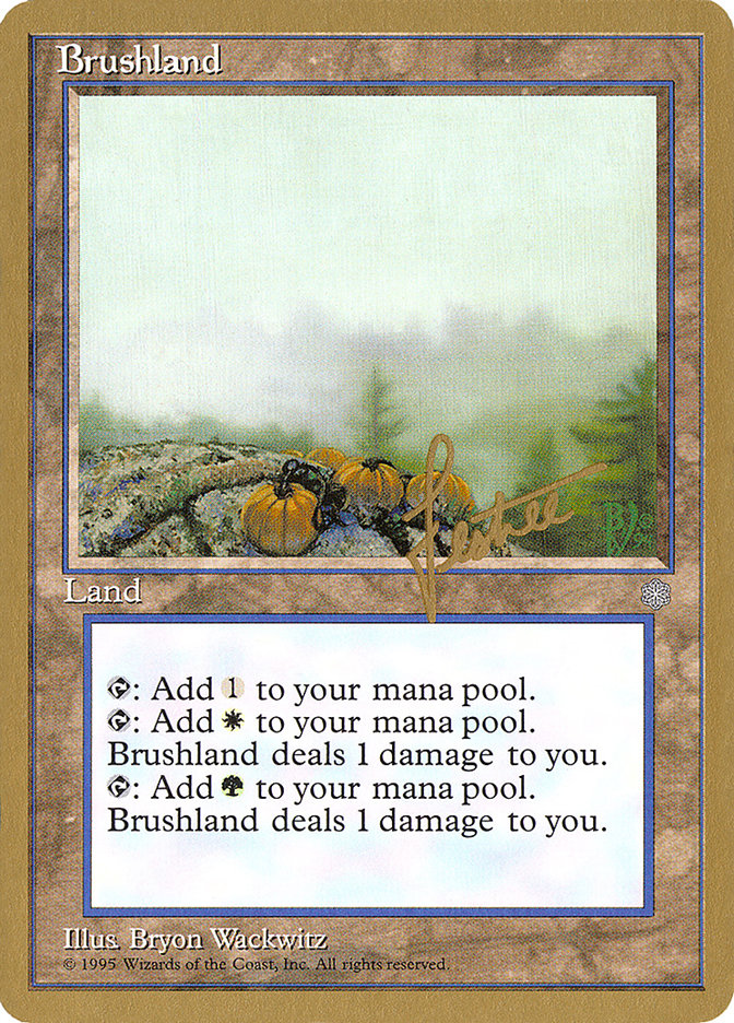 Brushland (Bertrand Lestree) [Pro Tour Collector Set] | Tables and Towers