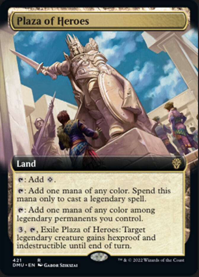 Plaza of Heroes (Extended Art) [Dominaria United] | Tables and Towers