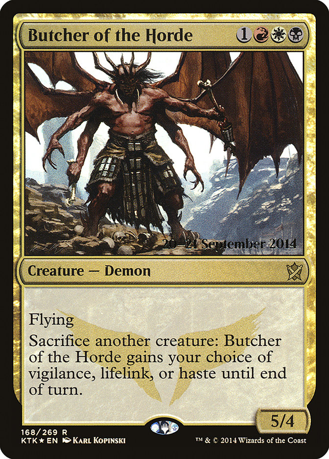 Butcher of the Horde [Khans of Tarkir Prerelease Promos] | Tables and Towers