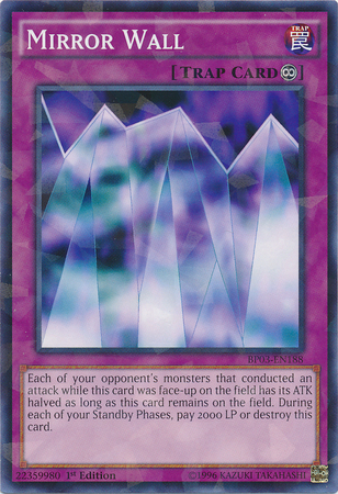 Mirror Wall [BP03-EN188] Shatterfoil Rare | Tables and Towers