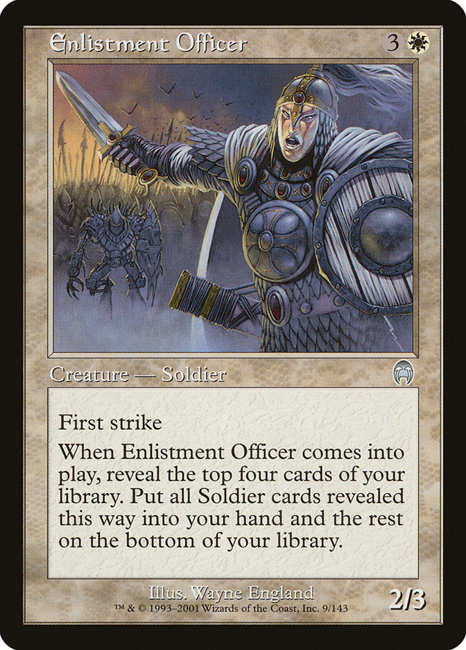 Enlistment Officer [Apocalypse] | Tables and Towers