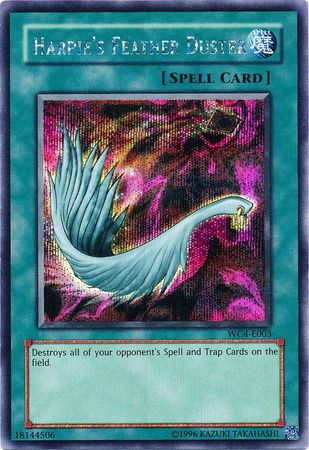 Harpie's Feather Duster [WC4-E003] Prismatic Secret Rare | Tables and Towers