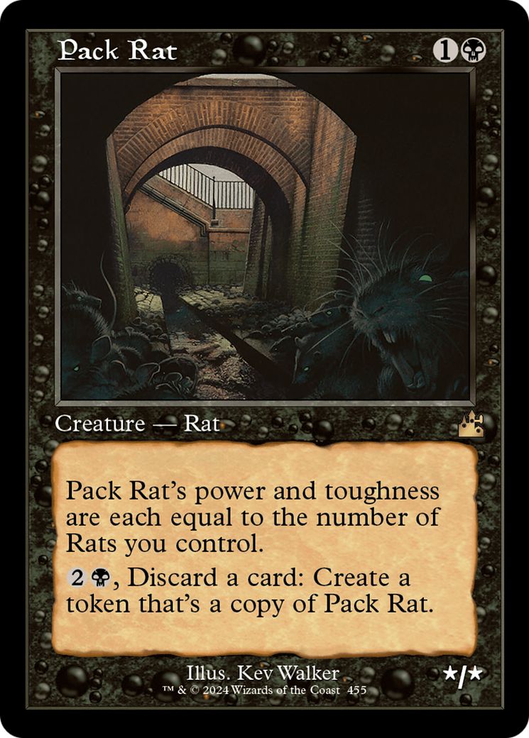 Pack Rat (Retro Frame) [Ravnica Remastered] | Tables and Towers