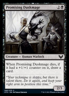 Promising Duskmage [Strixhaven: School of Mages] | Tables and Towers