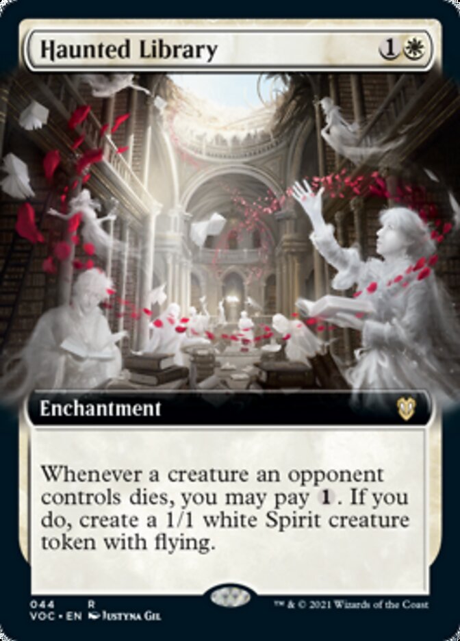 Haunted Library (Extended Art) [Innistrad: Crimson Vow Commander] | Tables and Towers