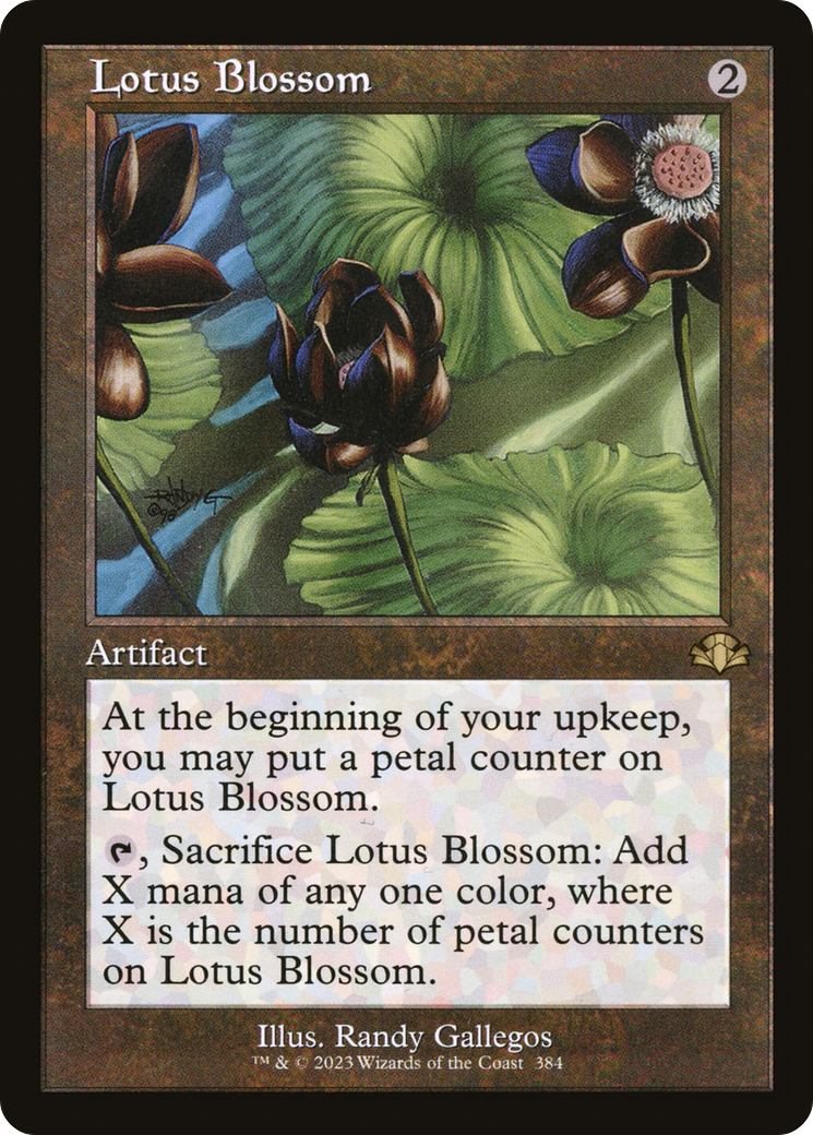 Lotus Blossom (Retro) [Dominaria Remastered] | Tables and Towers