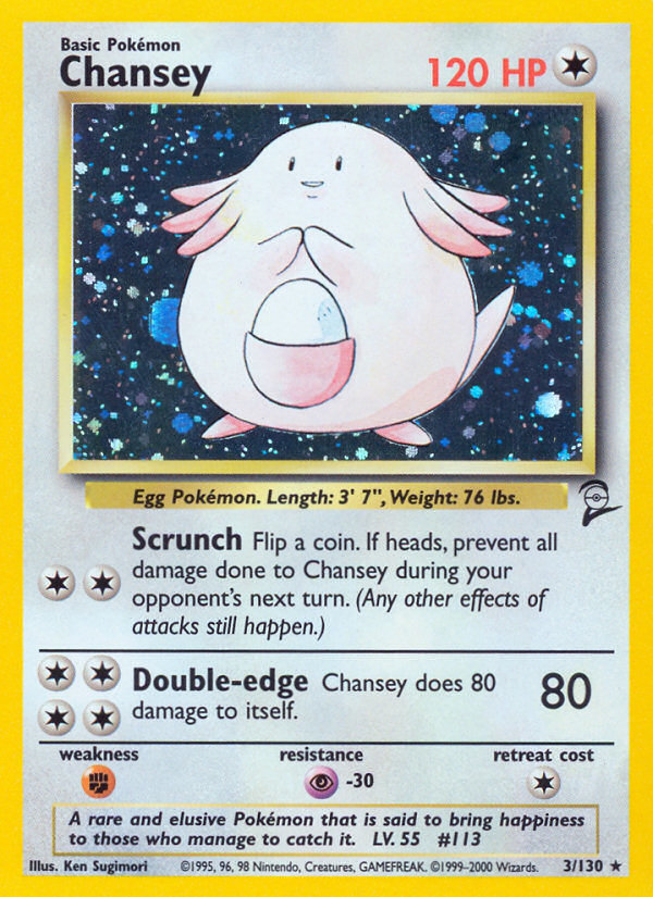 Chansey (3/130) [Base Set 2] | Tables and Towers