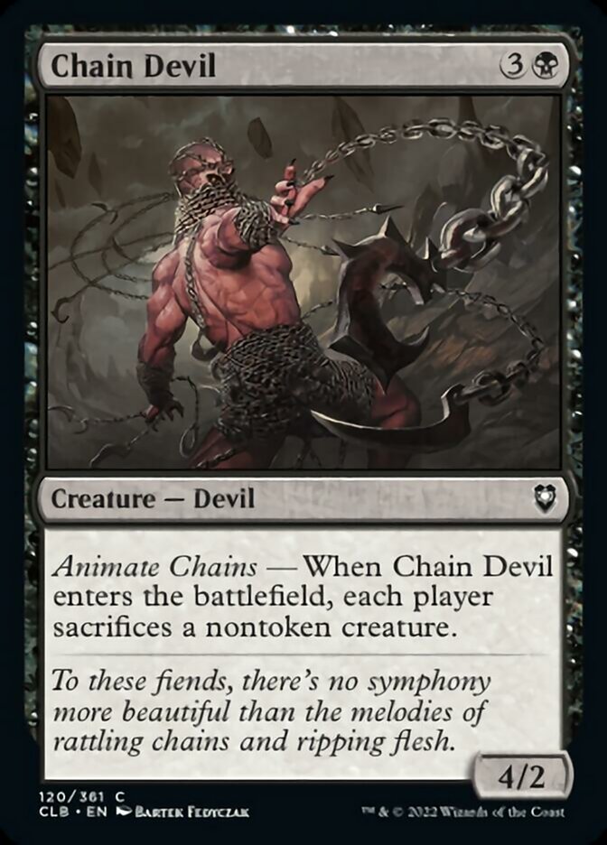 Chain Devil [Commander Legends: Battle for Baldur's Gate] | Tables and Towers