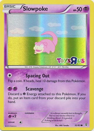 Slowpoke (32/83) (Toys R Us Promo) [XY: Generations] | Tables and Towers