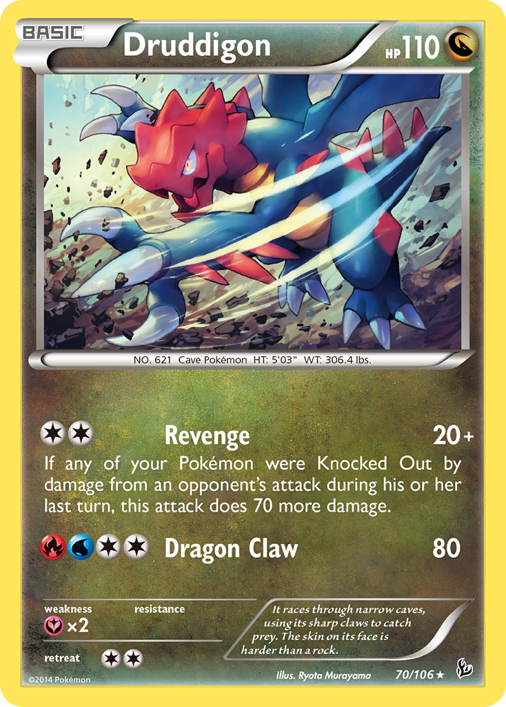 Druddigon (70/106) [XY: Flashfire] | Tables and Towers