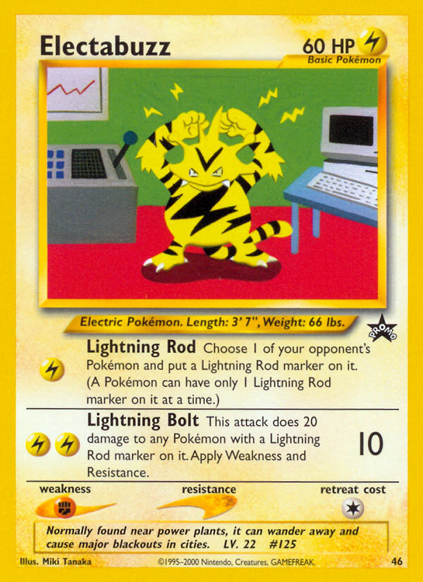 Electabuzz (46) [Wizards of the Coast: Black Star Promos] | Tables and Towers