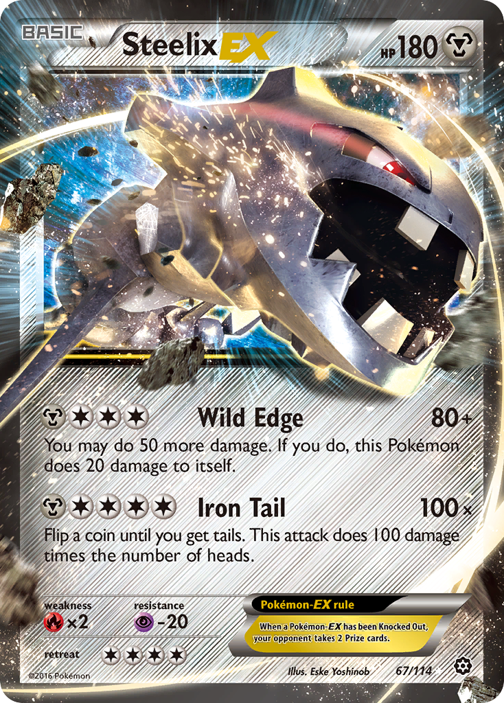 Steelix EX (67/114) [XY: Steam Siege] | Tables and Towers