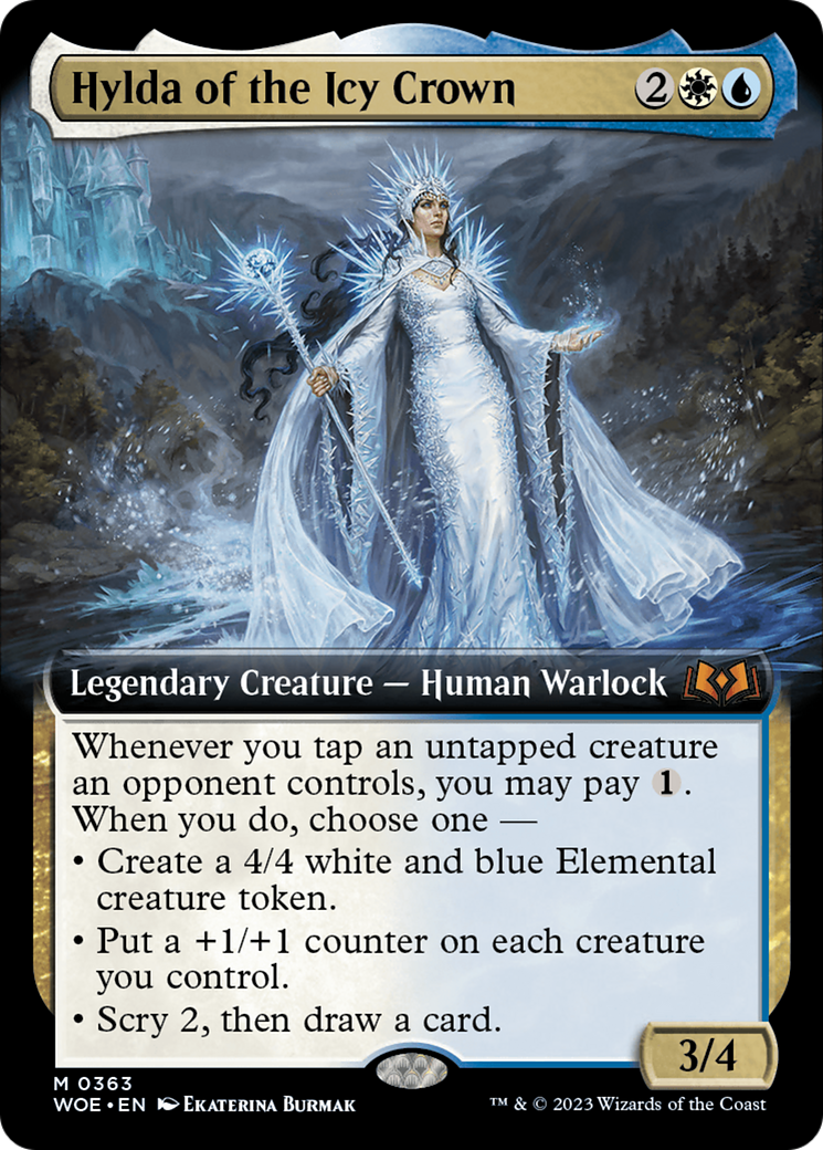 Hylda of the Icy Crown (Extended Art) [Wilds of Eldraine] | Tables and Towers