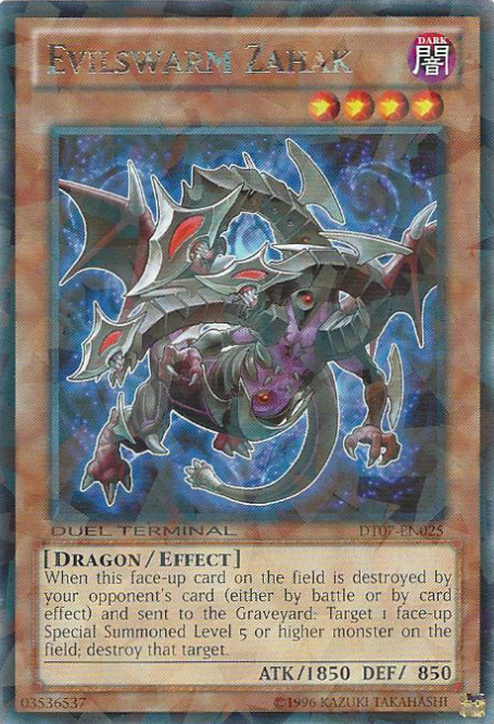 Evilswarm Zahak [DT07-EN025] Rare | Tables and Towers