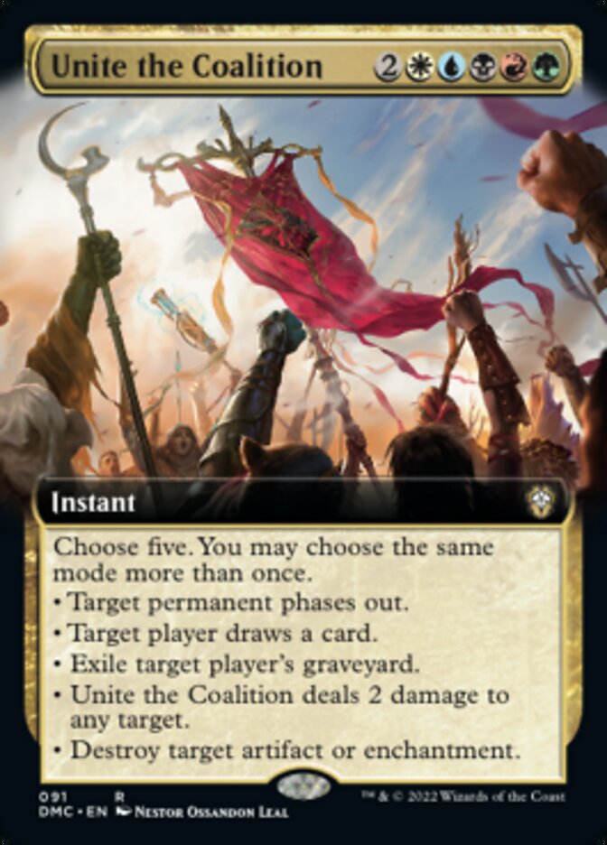 Unite the Coalition (Extended Art) [Dominaria United Commander] | Tables and Towers