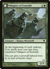 Villagers of Estwald // Howlpack of Estwald [Innistrad] | Tables and Towers