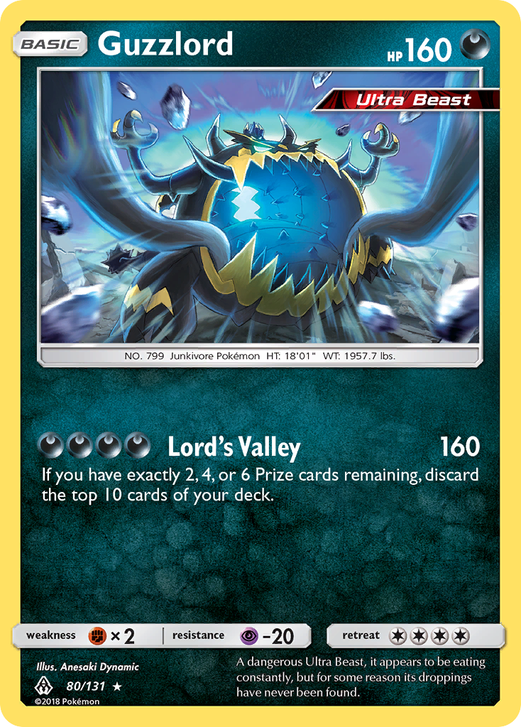 Guzzlord (80/131) [Sun & Moon: Forbidden Light] | Tables and Towers