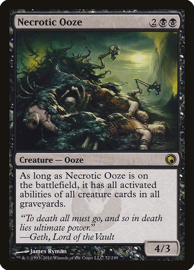 Necrotic Ooze [Scars of Mirrodin] | Tables and Towers