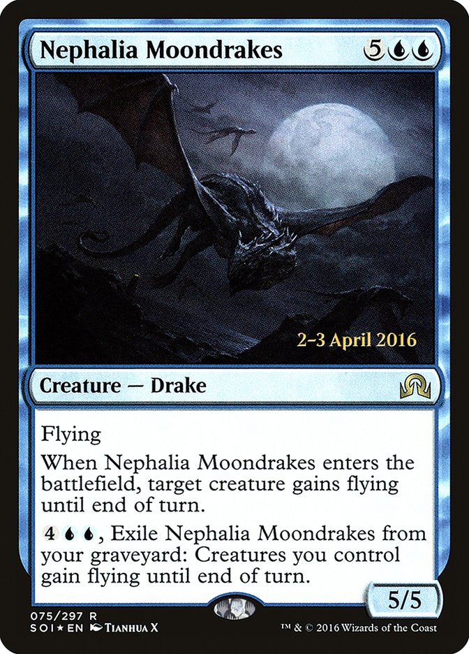 Nephalia Moondrakes [Shadows over Innistrad Prerelease Promos] | Tables and Towers