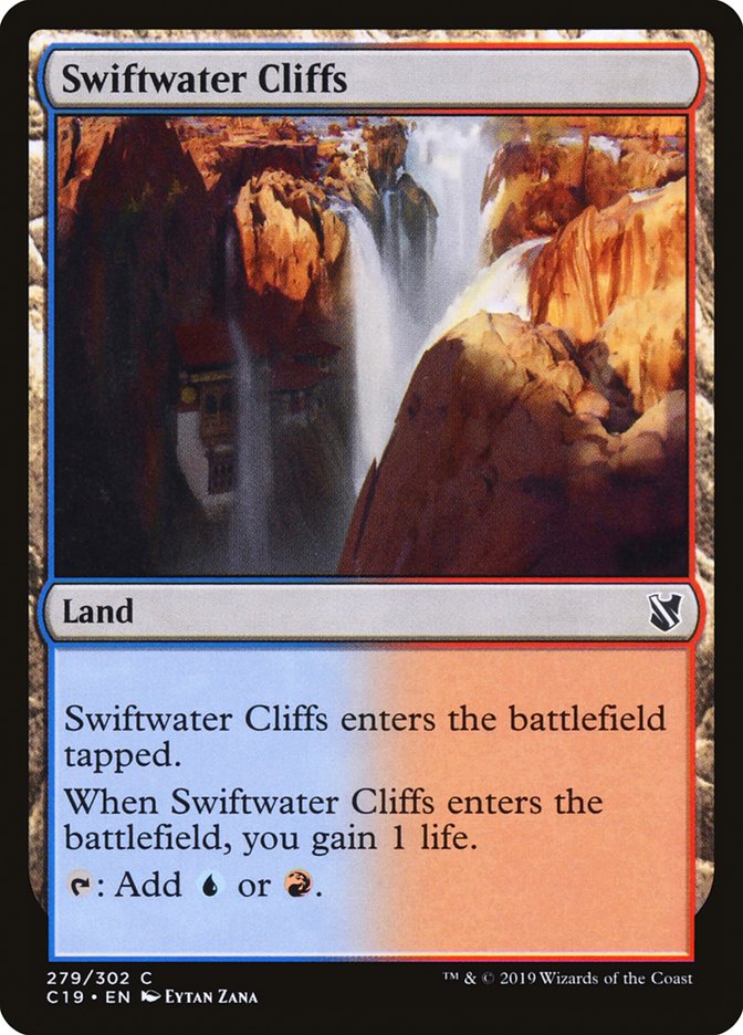 Swiftwater Cliffs [Commander 2019] | Tables and Towers