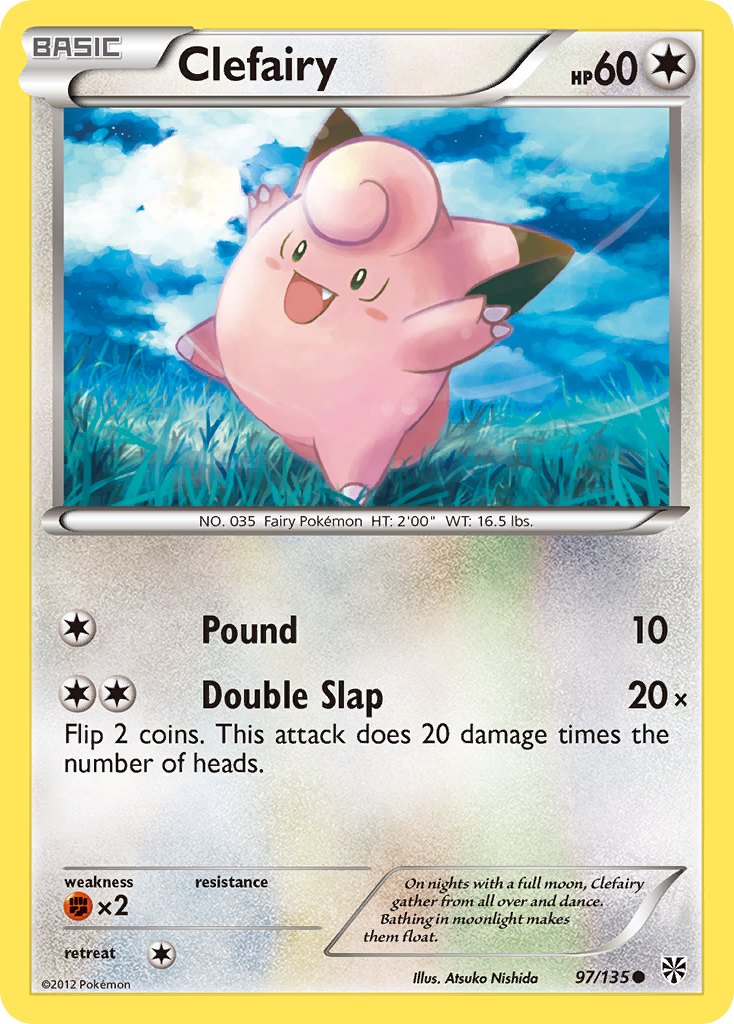 Clefairy (97/135) [Black & White: Plasma Storm] | Tables and Towers