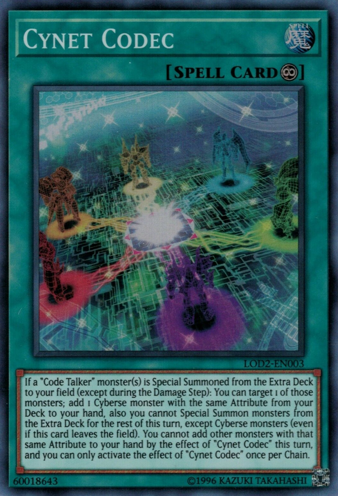 Cynet Codec (Legacy of the Duelist: Link Evolution) [LOD2-EN003] Super Rare | Tables and Towers