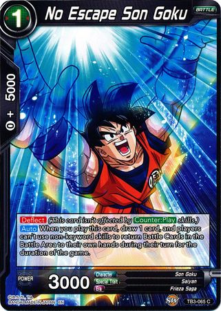 No Escape Son Goku (TB3-065) [Clash of Fates] | Tables and Towers