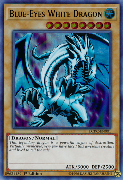 Blue-Eyes White Dragon (Version 1) [LCKC-EN001] Ultra Rare | Tables and Towers