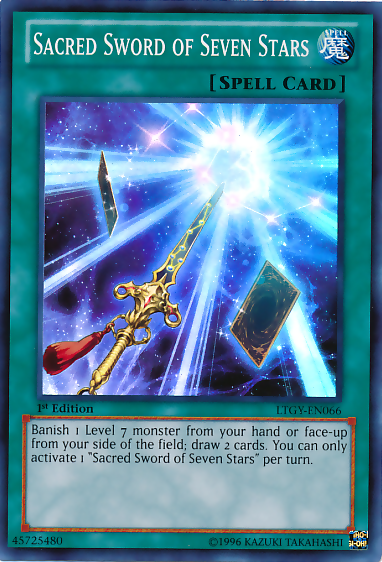 Sacred Sword of Seven Stars [LTGY-EN066] Super Rare | Tables and Towers