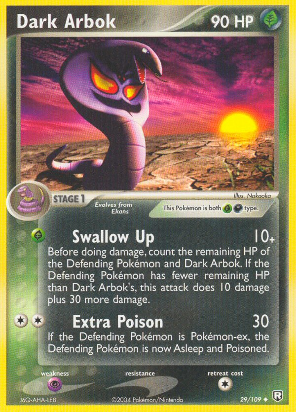 Dark Arbok (29/109) [EX: Team Rocket Returns] | Tables and Towers