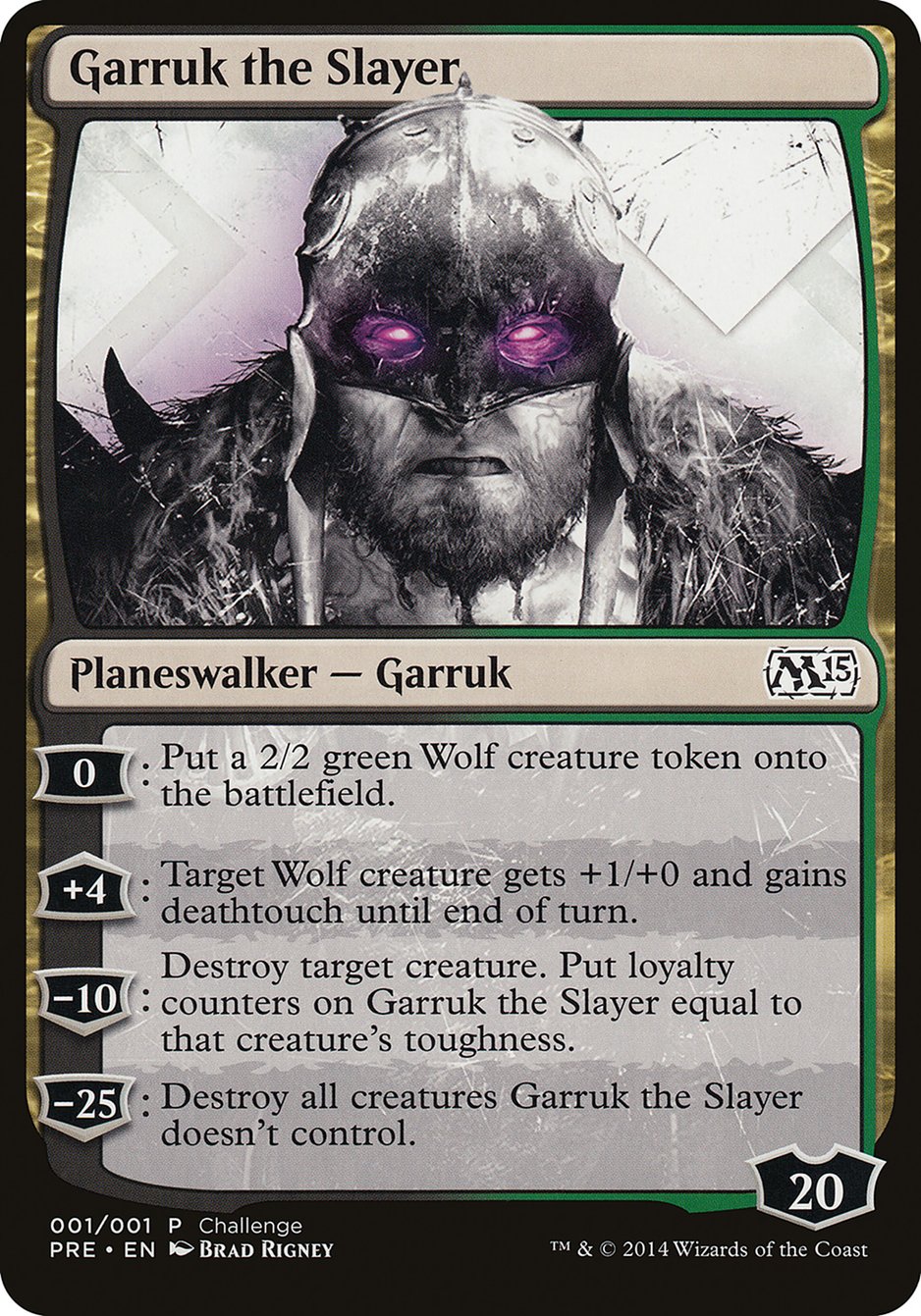 Garruk the Slayer (Prerelease Challenge) [Magic 2015 Prerelease Promos] | Tables and Towers