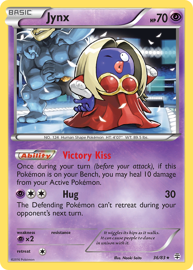 Jynx (36/83) [XY: Generations] | Tables and Towers