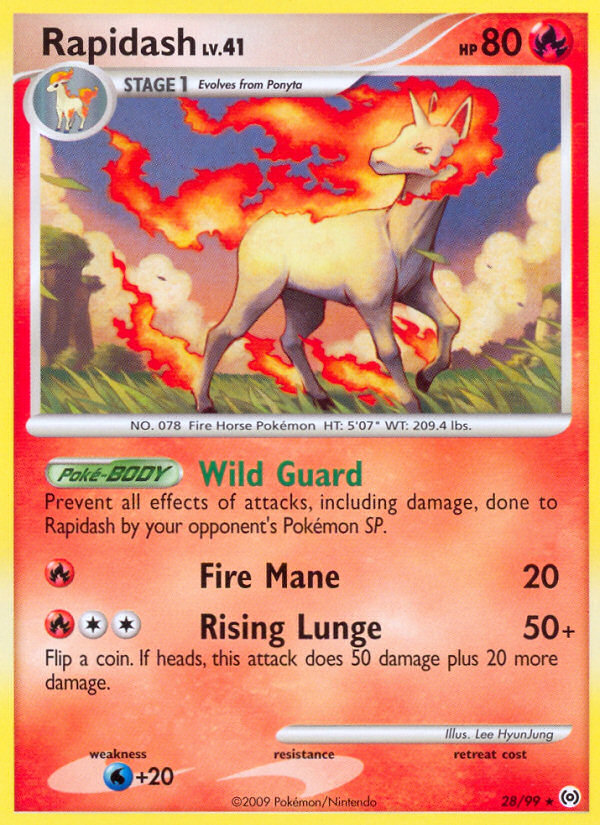 Rapidash (28/99) [Platinum: Arceus] | Tables and Towers