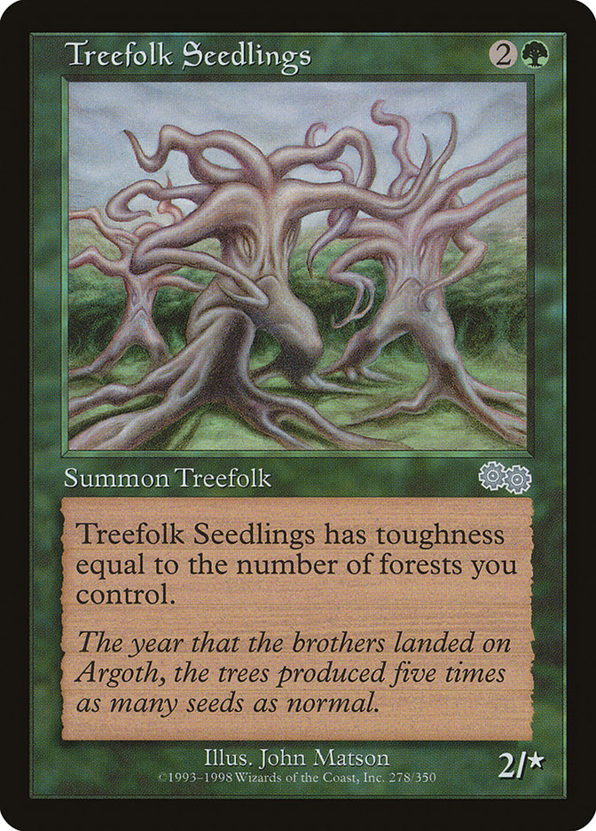 Treefolk Seedlings [Urza's Saga] | Tables and Towers