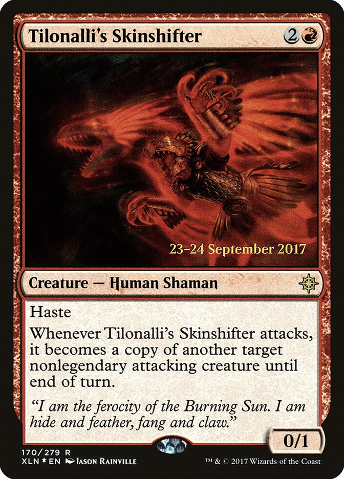 Tilonalli's Skinshifter [Ixalan Prerelease Promos] | Tables and Towers