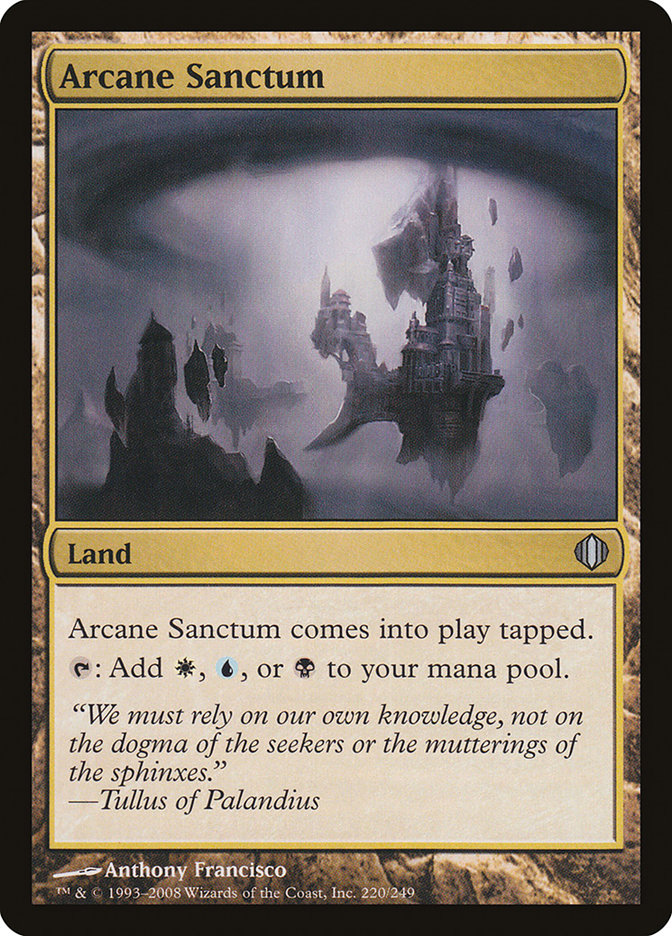 Arcane Sanctum [Shards of Alara] | Tables and Towers