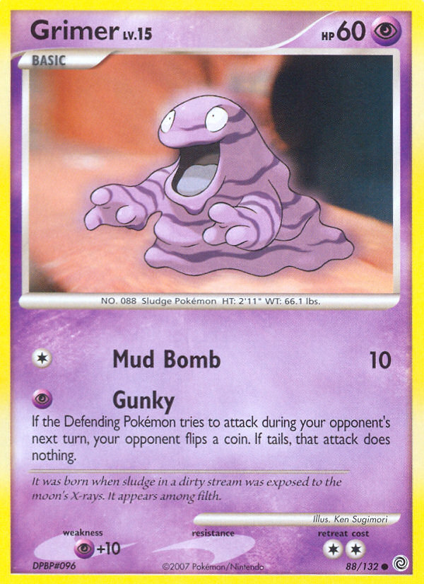 Grimer (88/132) [Diamond & Pearl: Secret Wonders] | Tables and Towers