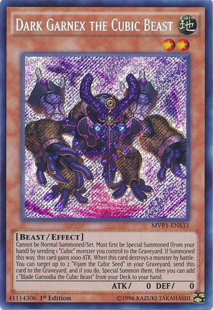 Dark Garnex the Cubic Beast [MVP1-ENS33] Secret Rare | Tables and Towers