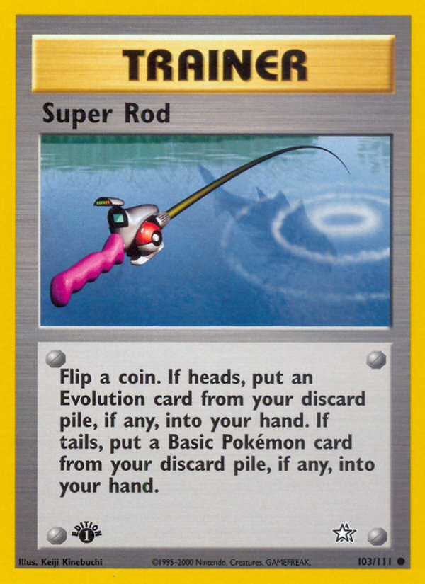 Super Rod (103/111) [Neo Genesis 1st Edition] | Tables and Towers