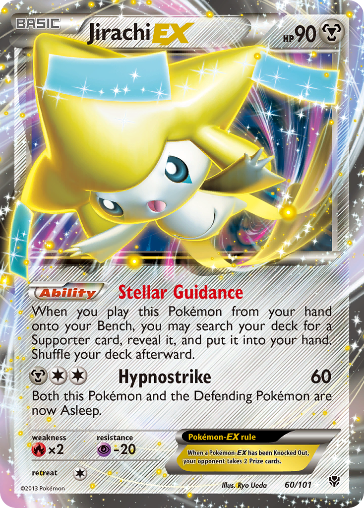 Jirachi EX (60/101) [Black & White: Plasma Blast] | Tables and Towers