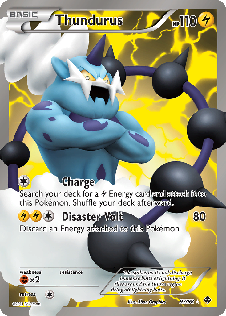 Thundurus (97/98) [Black & White: Emerging Powers] | Tables and Towers