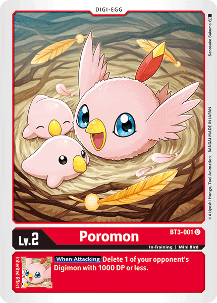 Poromon [BT3-001] [Release Special Booster Ver.1.5] | Tables and Towers